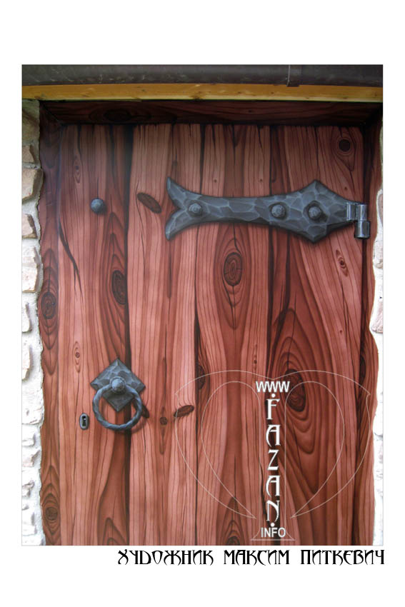 Роспись металлических ворот и дверей. Фото 12.