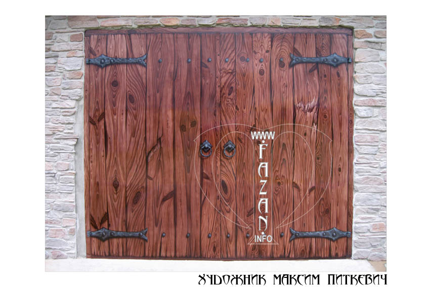 Роспись металлических ворот и дверей. Фото 04.