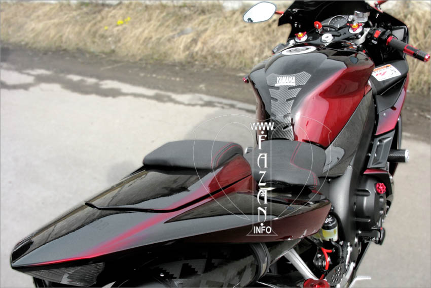 Эксклюзивная покраска методом аэрографии мотоцикла Yamaha R1, фото 09.