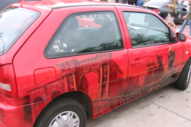 Шоу "S-Drive" в Ленэкспо. 2007 год. Аэрография на автомобилях. Фото 97.