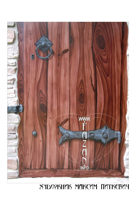 Роспись металлических ворот и дверей. Фото 13.