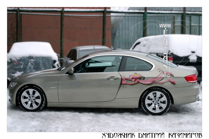Аэрография на BMW 3. Фото 03.