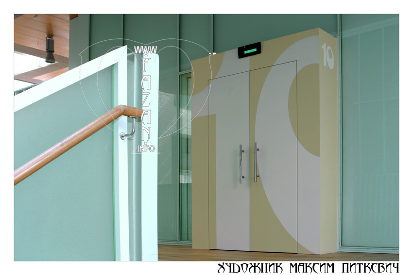 Роспись дверей в Академии танца Бориса Эйфмана, фото 20.