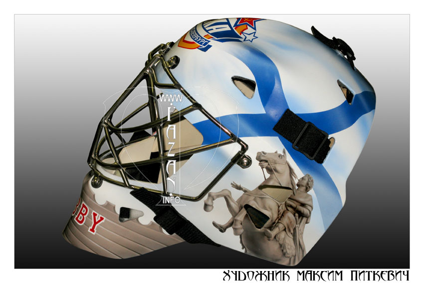 Аэрография хоккейного шлема. Фото 04.