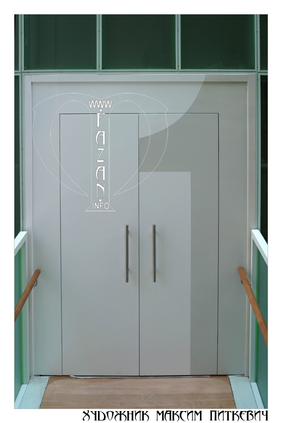 Роспись дверей в Академии танца Бориса Эйфмана, фото 01.